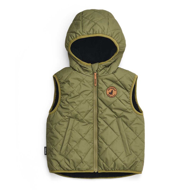Crywolf Reversible Hooded Yeti Vest image number 4